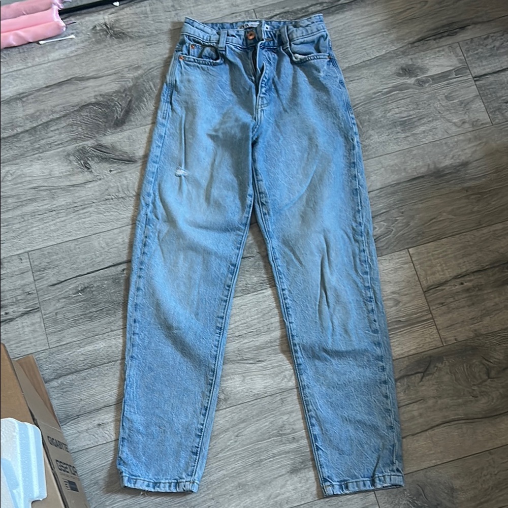 Zara High Rise Women’s Jeans - Light Blue